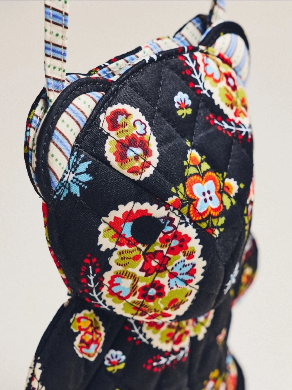 Anthropologie x Vera Bradley classic bear crossbody diamond‎ patchwork Northstar